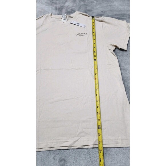Victoria's Secret Ivory Small Lake Tahoe Campus Cotton Tee NWT - Picture 8 of 8